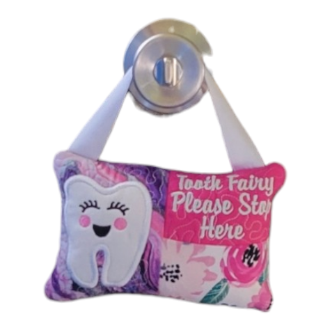 Purple Marble Tooth Fairy Pillow