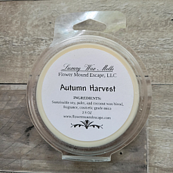 Autumn Harvest Wax Melts-wax melt, wax tart, vegan wax melt, soy wax melt, soy wax, coconut wax melt, coconut wax, fall fragrance, autumn fragrance, fall wax melt, autumn wax melt, Christmas scent, made in Louisiana, Louisiana wax melts, scented wax melts, triple scented, Scentsy, Bath and Body Works, summer scent, spice scent, harvest festival, Thanksgiving scent, Halloween scent, Halloween fragrance