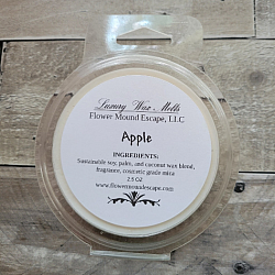 Apple Wax Melts-wax melt, wax tart, vegan wax melt, soy wax melt, soy wax, coconut wax melt, coconut wax, fall fragrance, autumn fragrance, fall wax melt, autumn wax melt, Christmas scent, made in Louisiana, Louisiana wax melts, scented wax melts, triple scented, Scentsy, Bath and Body Works, red apple scent, red delicious, apple, summer scent, fresh scents, clean scents
