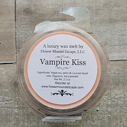 Vampire Kiss Wax Melts-wax melt, wax tart, vegan wax melt, soy wax melt, soy wax, coconut wax melt, coconut wax, fall fragrance, autumn fragrance, fall wax melt, autumn wax melt, Christmas scent, made in Louisiana, Louisiana wax melts, scented wax melts, triple scented, Scentsy, Bath and Body Works, summer scent, fruit scent, harvest festival, Thanksgiving scent, Halloween scent, Halloween fragrance, dark berries, berry scent, Vampire Blood candle, BBW vampire blood, New Orleans candle