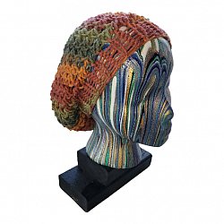 Earthy Autumn Colors Adult Slouchy Hat-